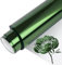 VINYL FROG HTV-Vinyl-Rolle, Metallic-Folie, 30,5 x 1,5 m, Dunkelgrün, Chrom, Wärmetransfer-Vinyl, zum Aufbügeln, einfach zu schneiden und zu entgitten, DIY Heat Press Design für T-Shirts, VF-HTV14-DG