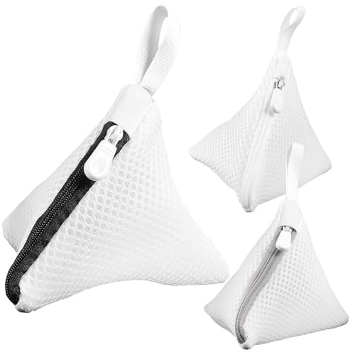 FOMIYES 3er Set WäSchenetz FüR Waschmaschine, Mini WäSchebeutel Mit ReißVerschluss in Weiß, Schwarz Und Grau, Schutz FüR Bhs, UnterwäSche Und Empfindliche Kleidung