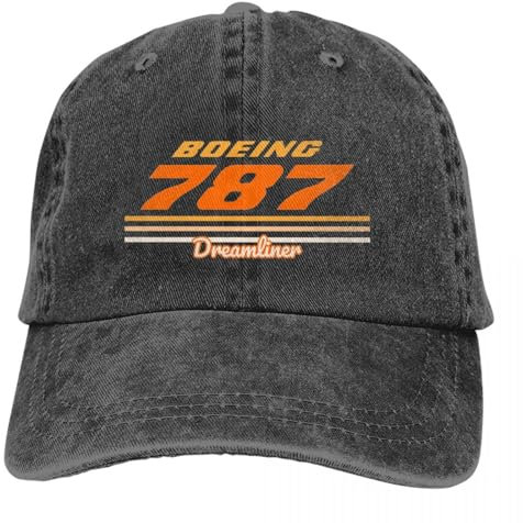 VIDOJI Baseballkappe Dreamliner Merch Männer Frauen Vintage Distressed Denim Snapback Cap Verstellbare Passform