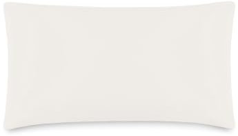 VelvetHome Deluxe Kissenbezug 40x60 cm 1teilig Made in EU Hohe Qualität Kopfkissenbezug mit Reißverschluss 100% Baumwolle Kissenhülle 40x60 Ecru