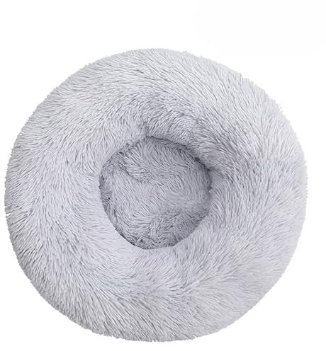 SWZEC wahre katzenliebe Kuscheliges Katzenbett Wolke 7- das Original (40CM,Grau)