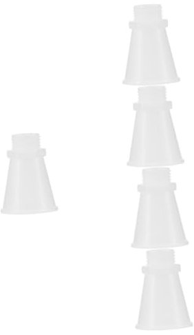 Angoily 30 STK Zubehör Für Feuerlöscher Feuerlöscherdüse Mit Breiter Öffnung Ersatz-feuerlöschdüsen Ersatzdüsen Für Feuerlöscher Kleine Feuerlöschdüsen Tragbar Weiß Schlauch