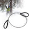 Stainless Steel Cable Saw,Heavy Duty Emergency Steel Wire Saw,Pocket Size Outdoor Wire Saw,Camping Saw PVC Pipe Cutting Tool for Cutting Wood Rubber Plastic(sliver)