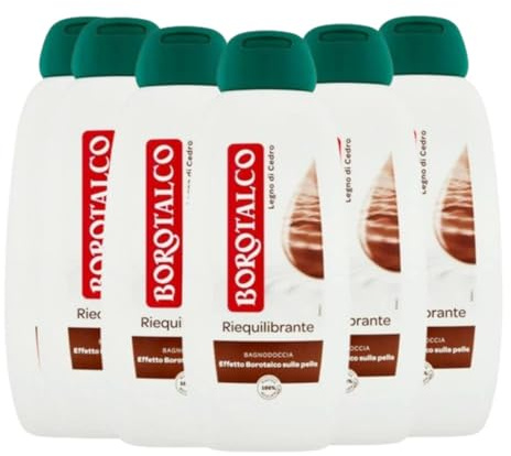 Borotalco Bagnodoccia Riequilibrante Legno Di Cedro 450 Ml (6 Unità)