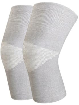 MEIION Dailycompress Daily Compress Genouillère élastique en bambou pour soulager la douleur et stabiliser – Idéal pour le sport et les blessures Unisexe