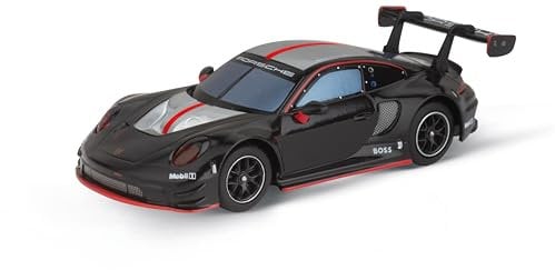Carrera Hybrid, Porsche 911 GT3 R Black Devil, Maßstab 1:50, Front- und Rücklichter, Bis zu 30 Minuten Rennaction, USB-C-Aufladung in 20 Minuten, Mobile App-Steuerung für maximales Fahrvergnügen
