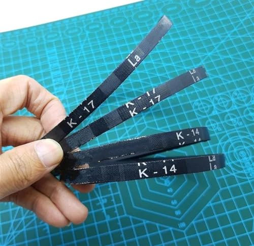 K15 K16 K18 K19 K20 K21 K22 2 Stücke K14 Keilriemen Dreieckriemen Antriebsriemen Für Tischbohrmaschine Verpackungsmaschine Übertragung Zahnriemen Riemen(K16)