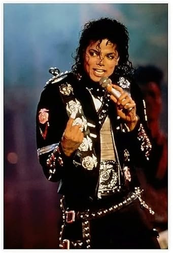 TMXON 5D-Diamant-Malset für Michael Joseph Jackson, amerikanischer Popsänger Michael Jackson, DIY-Diamantmalerei, Kristall-Strass-Diamant-Stickerei-Gemälde, 50 x 60 cm