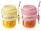 Naapesi Set di 2 Tazze per Porridge, Tazze per yogurt, Coppette Muesli a prova di perdite, Tazza Yogurt Portatile, Contenitore per il Pranzo con Cucchiaio per Scuola, Lavoro, Picnic, Viaggio.