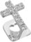 BESTYASH 1 Set Hip Hop Kreuz Grill Zahnkappen Zahnschmuck Zahnschmuck Für Frauen Gefälschte Zahnkappe Zahnkappen Metall Silber