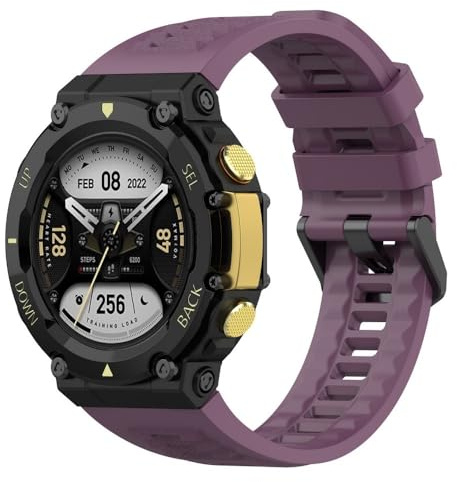 Correa de repuesto compatible con Amazfit T-Rex 2, correa suave para reloj deportivo, para hombre y mujer