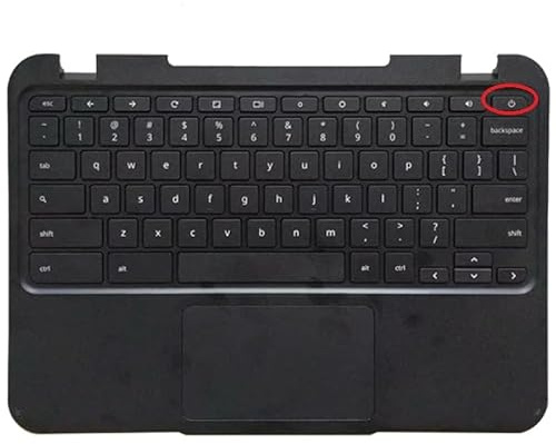 GHJtRs Tastatur mit Palme und Touchpad Kompatibel mit 37NL6TC0090 Chromebook N22 US -Laptop 98% kompatibel