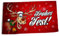 Fahne/Flagge Frohes Fest Elch Weihnachten rot 60 x 90 cm