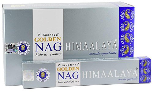 Golden Nag Wierook Himaalaya (12 pakjes)