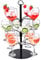 bar@drinkstuff Cocktail Tree Black - Cocktail Glass Display for 12 Glasses, Gin Tree, Ideal for serving Cocktails or Champagne