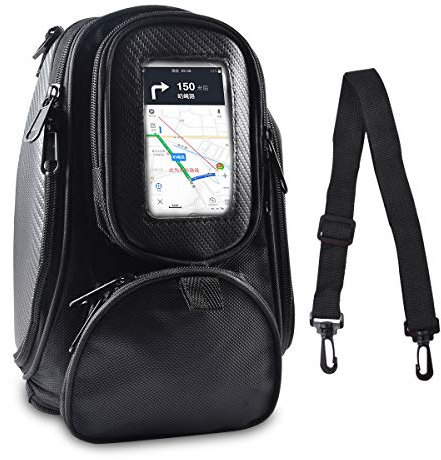 KATUR Motorrad-Tankrucksack Universal wasserdicht mit starkem magnetischem Gasöl Tankrucksack Motorradrucksack für Harley Honda Yamaha Suzuki Kawasaki