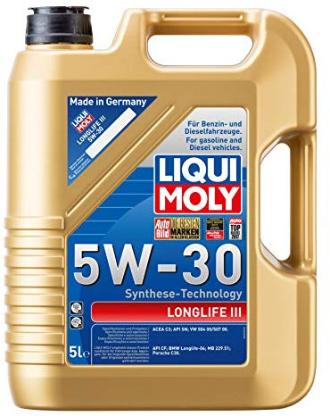 LIQUI MOLY Motoröl Longlife III 5W-30 Synthetiköl Motorenöl 5 L