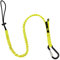 BearTOOLS Tool Lanyard with Buckle Strap - Clip Bungee Cord - Heavy Duty Screw Locking Carabiner - Fall Protection and Safety - Adjustable Loop End - Tough Tether - Construction - 1PK (Yellow 0921YS)
