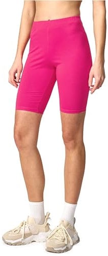 Merry Style Leggings Shorts Femme Coton Confortables - Shorts Cyclisme Femme, Parfaits pour Sport et Quotidien MS10-200 (Amarante, XL)