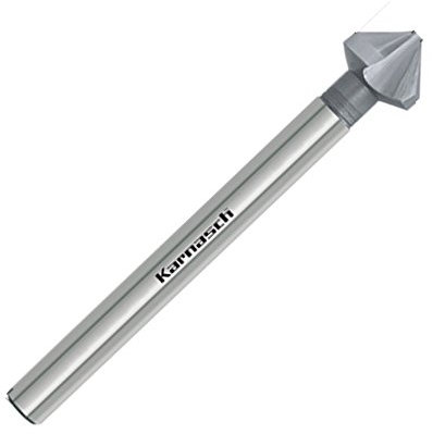 Karnasch Kegelsenker 90°, Senker, CBN geschliffen, HSS-XE, extra langer Schaft, 3-Flächen-Schaft, DIN 335, Ø 15,0mm