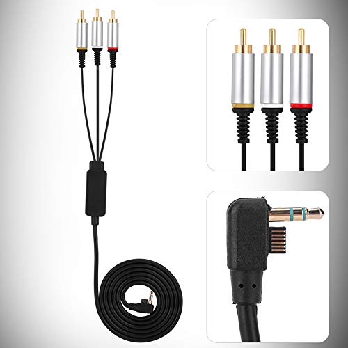 Tangxi Câble vidéo AV Câble 1.5M Composant ABS Câble TV Câble Audio vidéo pour PSP1000 2000 3000