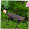 3pcs Micro Landschaft Bänke Dekoration Miniatur-fee-Garten Bonsai Ornamente Puppenhaus Dekoration Zufällige Farbe