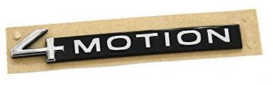 Volkswagen 2GA853675HDPJ Schriftzug 4Motion Emblem Logo Aufkleber Allrad, chrom/schwarz
