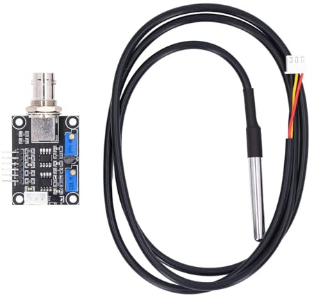PH-Meter für Flüssiges Wasser PH0‑14 Sensormodul Zur Werterkennung mit BNC-Anschluss Wasserdichte Digitale Sonde PH-Monitor und Kontrollmessgerät