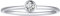 FOCALOOK 925 Silber Ehering Versprechen Ring für Damen Solitär Ring Trauring Verlobungsring mit Runden Weißen Zirkonia Schmuck für Geburtstag Größe 54 (17.2)
