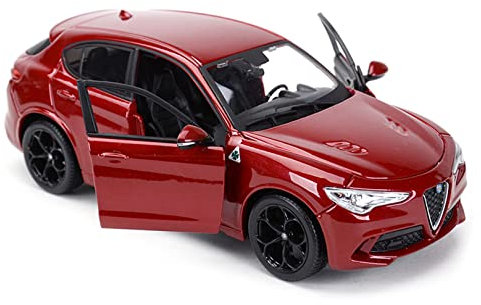 WangXLDD Veicoli pressofusi in Scala 1:24 Modellino Auto, Compatibile con Alfa Romeo Stelvio, Collezione di Modellini Auto in Lega Regalo