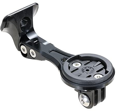 Cestbon Fahrradhalterung für Garmin Edge Wahoo Elemnt Combo Mount für Trek Madone verstellbar Aero VR-CF, Emonda Bontrager Aeolus RSL Integrierter Lenker und Blendr Vorbau