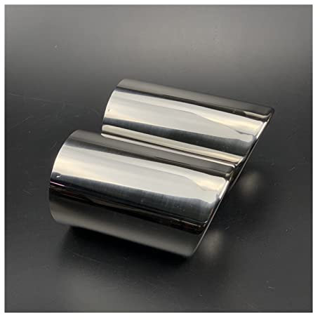 Auto-Endschalldämpfer-Auspuffrohr-Ausgangsabdeckung Für VW Für P&assat B6 3C 2.0T 3.6 TT CC Für P&assat 1.8T 2.0T Für Käfer Für EOS Dekorativ (Color : 1)