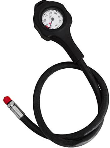 Orton Profondimetro per Immersioni Subacquee 300 Bar Aria Subacquea Manometro Leggero Attrezzatura per Subacqueo Accessorio per Immersioni