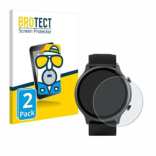 BROTECT Entspiegelungs-Schutzfolie für Hama Fit Watch 6910 (2 Stück) Matte Displayschutz-Folie, Anti-Reflex, Anti-Fingerprint