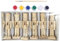 Set mit 6 Vintage-Nussknacker-Malspielzeugen aus Holz, Weihnachts-Nussknacker-Soldaten-Malset, Unvollendete Nussknacker-Puppe, Malset, Unbemalte Soldat-Weihnachtspuppe aus Holz