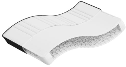 vidaXL Matratze Bonnell-Federkern Mittel 100x200 cm