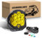 RIGIDON 5 Zoll 50W Rund LED Arbeitsscheinwerfer mit 12V kabelbaum kit, Offroad Beleuchtung Led Arbeitslicht Wasserdicht für Auto ATV LKW Traktor Fahrzeuge 4x4, 3000K Gelb led nebelscheinwerfer