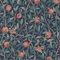 WILLIAM MORRIS AT HOME Bird & Pomegranate Navy Blue Wallpaper | Paste The Wall | Navy Floral | Eco-Friendly