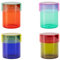 REMEMBER Glasdosen-Set Cosima - 4tlg.-Set aus Glas - H 9 cm, Ø 7,5 cm