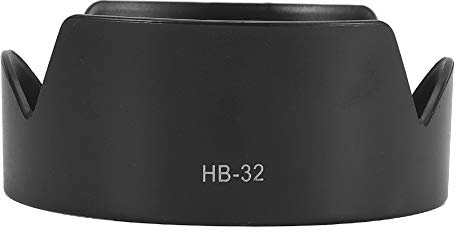 HB32 Kunststoff-Gegenlichtblende für DX 8–70 Mm und 8–135 Mm Kameraobjektive – Kamera-Gegenlichtblende, Streulichtblende, Reduziert Streulicht, Kompatibel mit