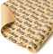 WERNNSAI Happy Birthday Geschenkpapier – 1 Rolle 43 cm x 10 m braunes Kraftpapier für Geburtstagsfeiern Dekorationen und Geschenkverpackungen