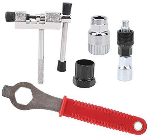 Bike Crank Extractor, Bottom Bracket Remover Crank Arm Puller with Spanner Wrench, Bicycle Repair Tool Kit