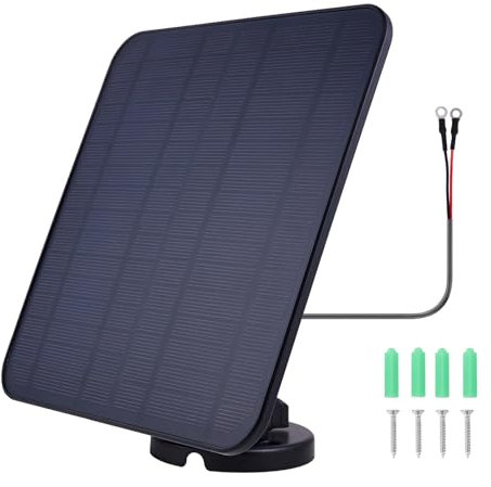 AMSLSIU Waterproof Doorbell 3 Bracket Solar Charging Bracket Power Adjustable For Ring Video 4 Reliable Charging Adjustable, Black