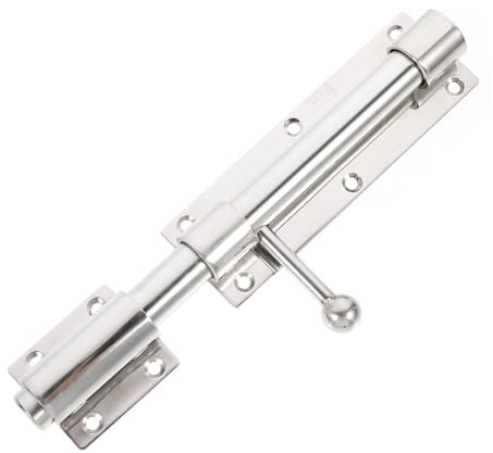 UKCOCO 1pezzi Serratura Scrocco Per Porta in Acciaio Inossidabile Serratura Bullone Ispessita Di Sicurezza Per Porta Di Casa