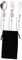 HOODANCOS 1Ensemble Couverts Extérieurs Acier Inoxydable Portable Multifonctionnel pour Camping Vaisselle Réutilisable Rangement