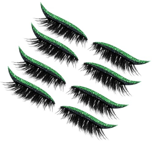 Ciglia Finte,4 Paia Di Adesivi Impermeabili Per Ciglia Finte | Adesivi Eyeliner Adesivo Impermeabile Trucco Per Feste Incontri Fotografia giornaliera