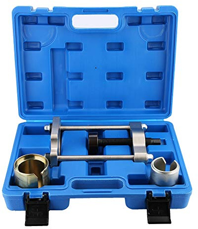 XTevu Trailing Arm Bushing Tool, Compatible with Ford Focus, Rear Trailing Arm Bush Installer Remover, Bushing Press Tool, On-Car Service Kit for Bush Replacement