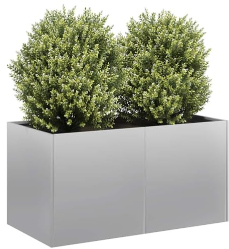 Generico Fioriera 80x40x40 cm in Acciaio Zincato,Casa e Giardino,Prato e Giardino,Giardinaggio,Vasi e fioriere-860673
