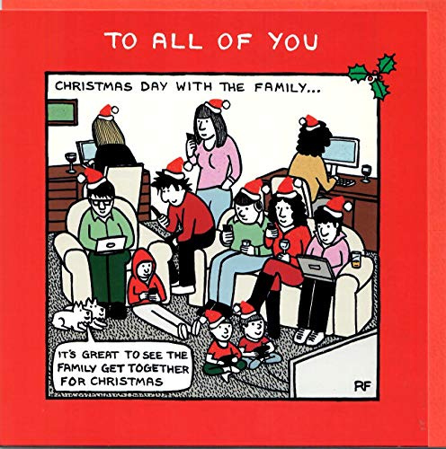 Off The Leash - Christmas Day with The Family - All of You Christmas Card