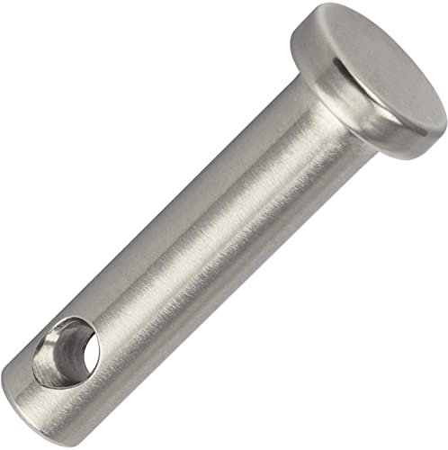 OPIOL QUALITY® Steckbolzen 12x30 mm aus Edelstahl A4 V4A (2 Stück) Splint Bolzen Splintbolzen Sicherungsbolzen Sicherungssplint Stecksplint Sicherung Stifte